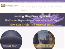 Tablet Screenshot of lovingkindnesshypnosis.com